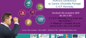 invitation portes ouvertes Cap Kennedy Rennes 20/11/2015